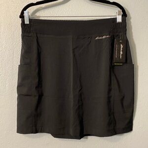 NWT Eddie Bauer Everyday Active Woven Stripe Skirt